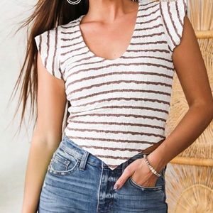 Willow & Root Stripe Top